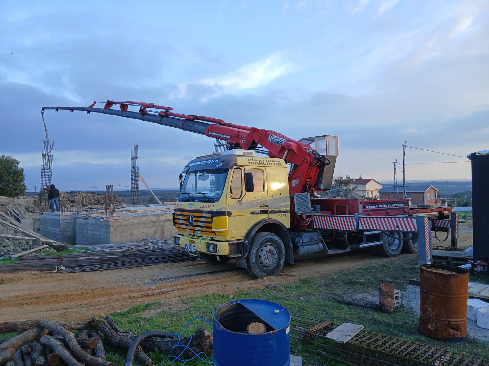 Çerkezköy fabrika taşıma ve hiyap vinç - 