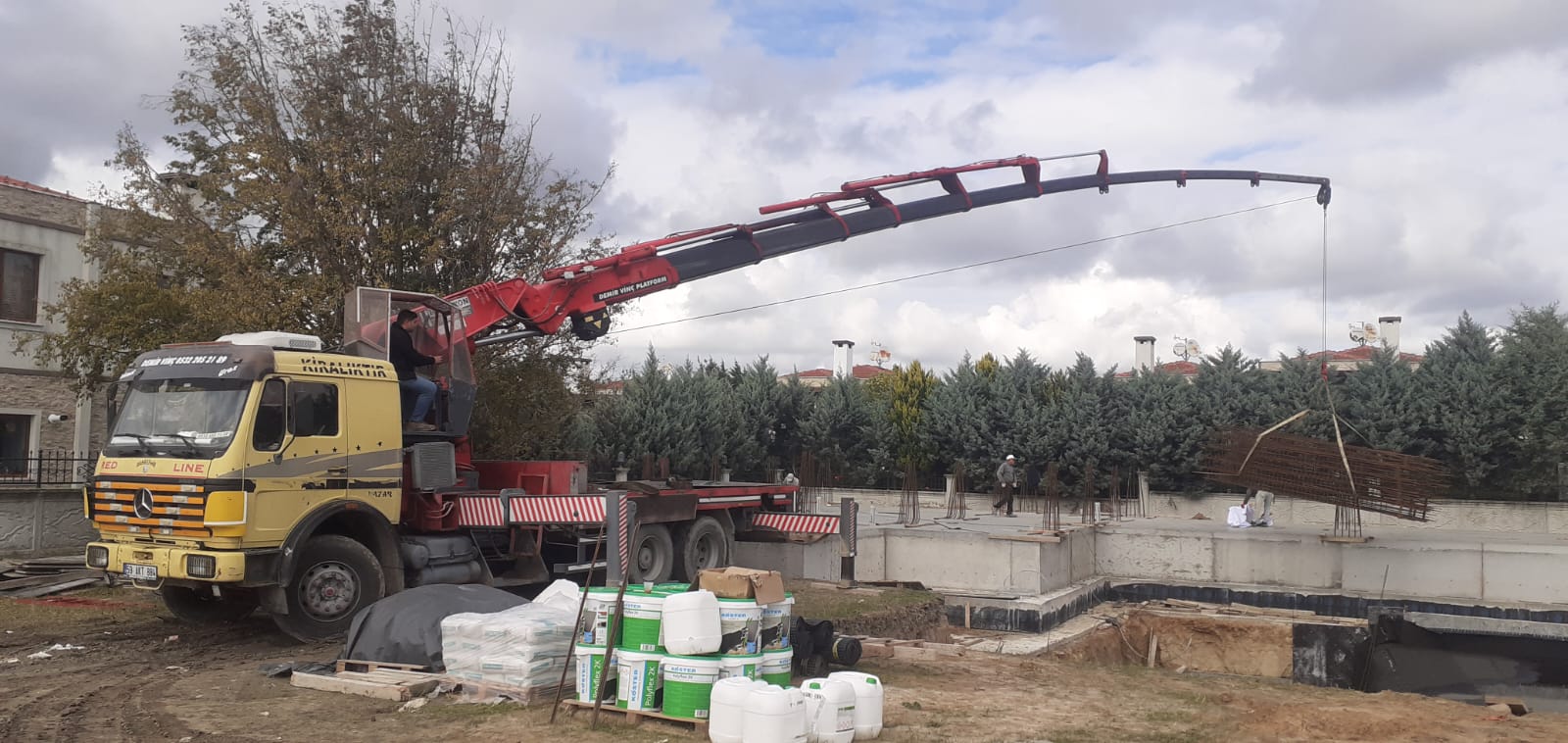 Çerkezköy fabrika taşıma ve hiyap vinç - 