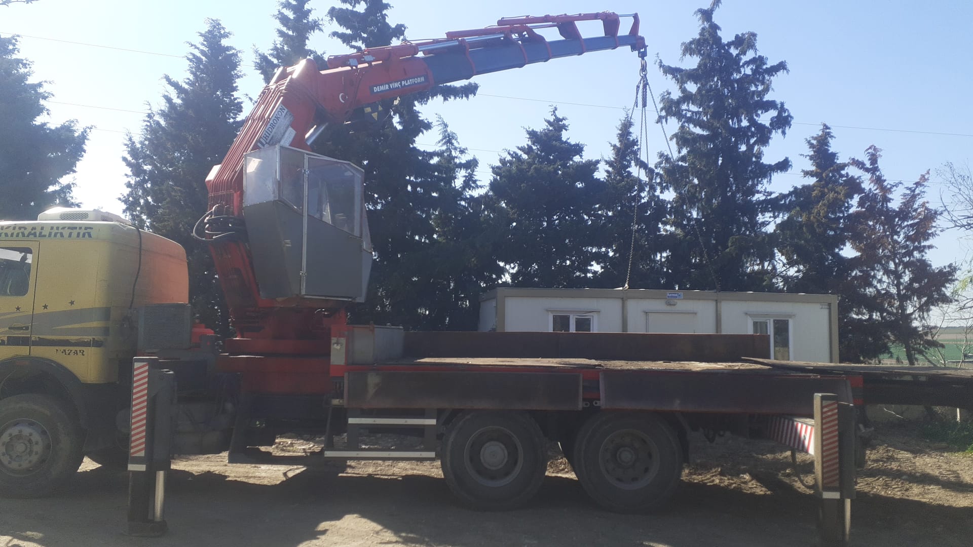 Çerkezköy fabrika taşıma ve hiyap vinç - 