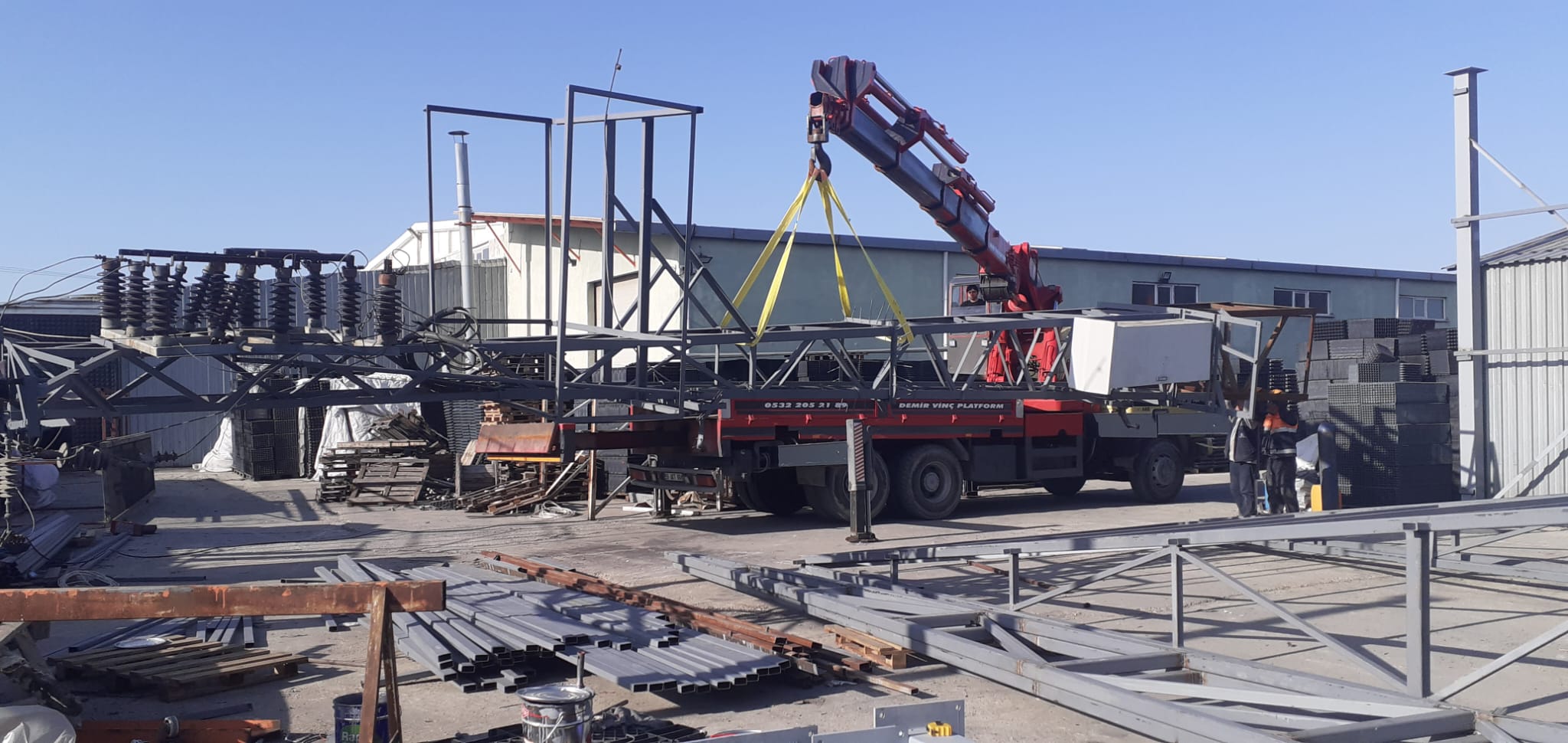 Çerkezköy fabrika taşıma ve hiyap vinç - 