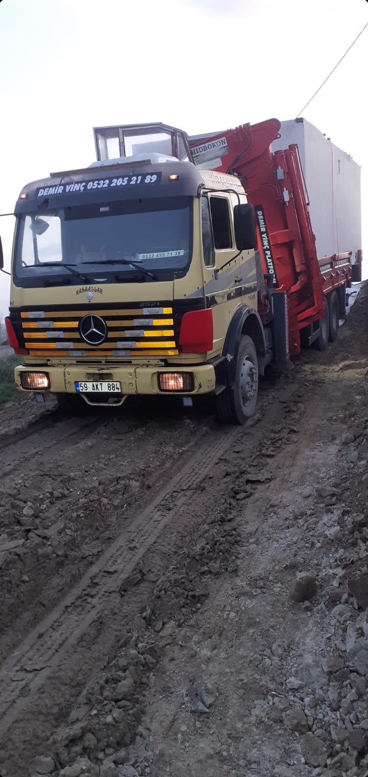 Çerkezköy fabrika taşıma ve hiyap vinç - 