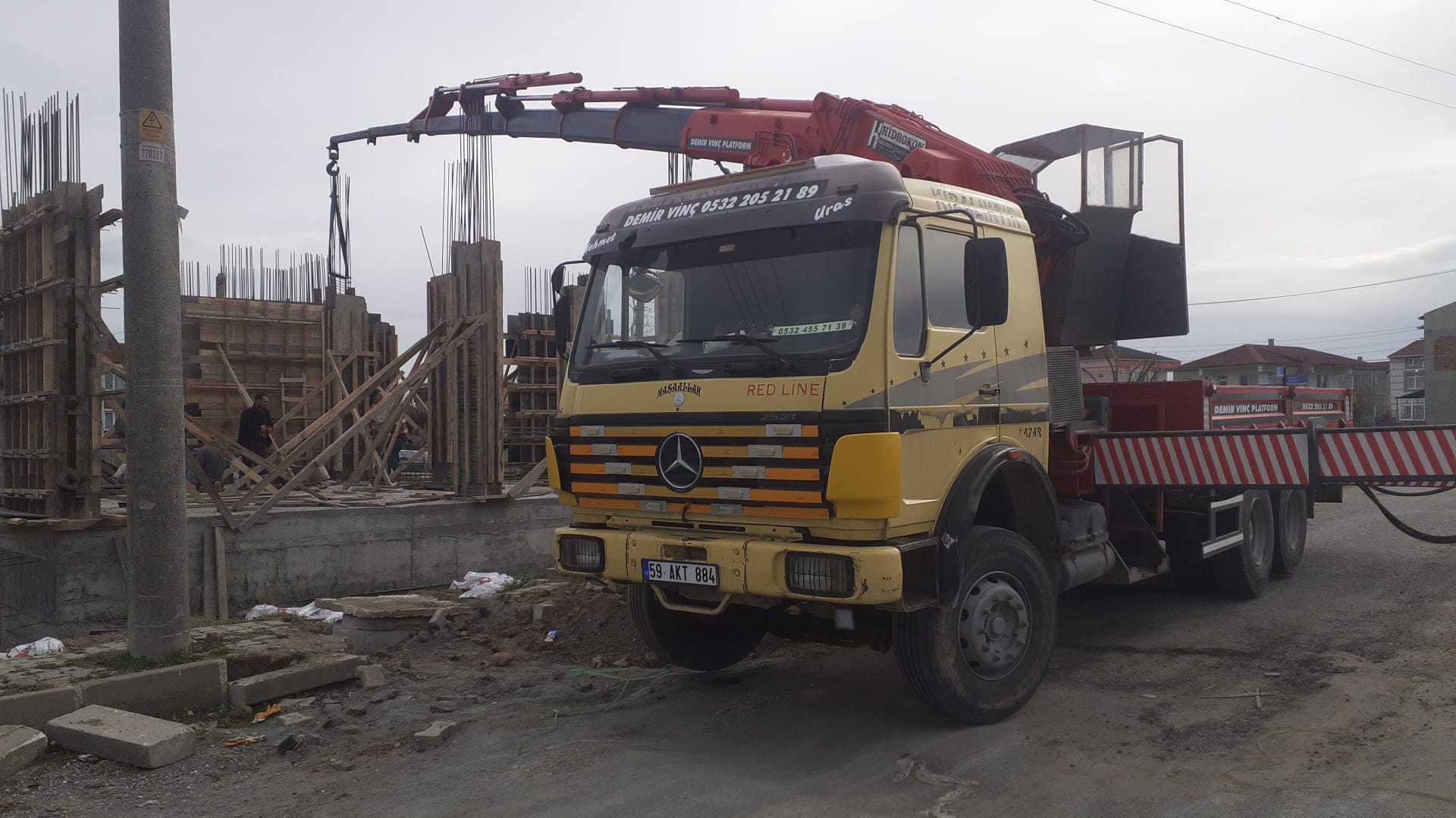 Çerkezköy fabrika taşıma ve hiyap vinç - 