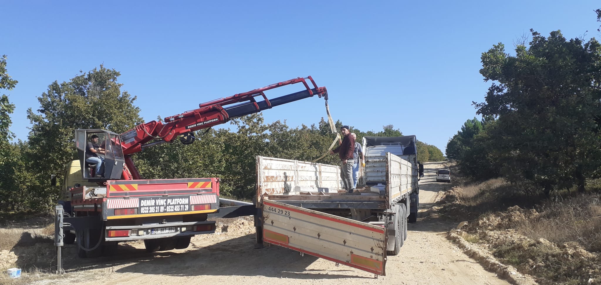 Çerkezköy fabrika taşıma ve hiyap vinç - 