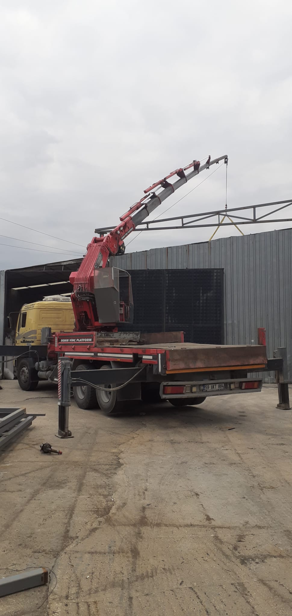Çerkezköy fabrika taşıma ve hiyap vinç - 