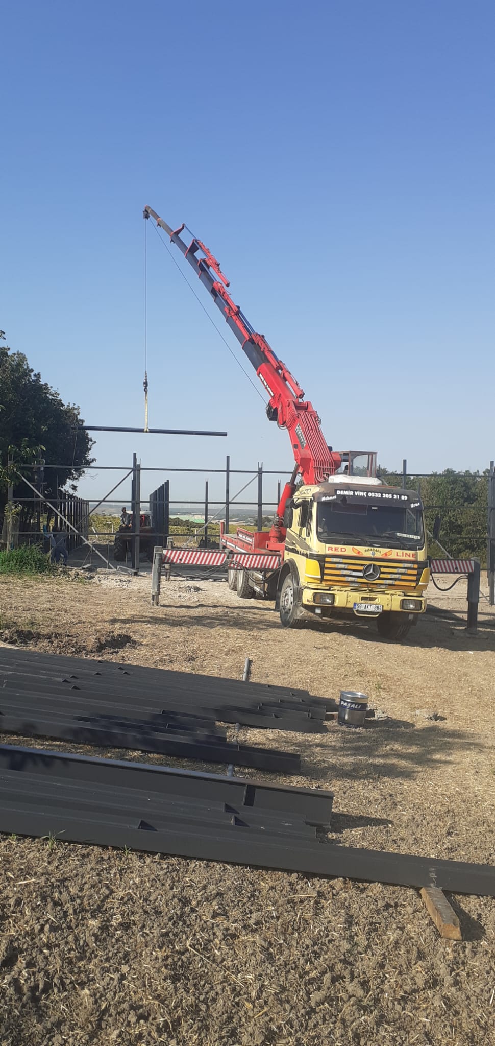 Çerkezköy fabrika taşıma ve hiyap vinç - 