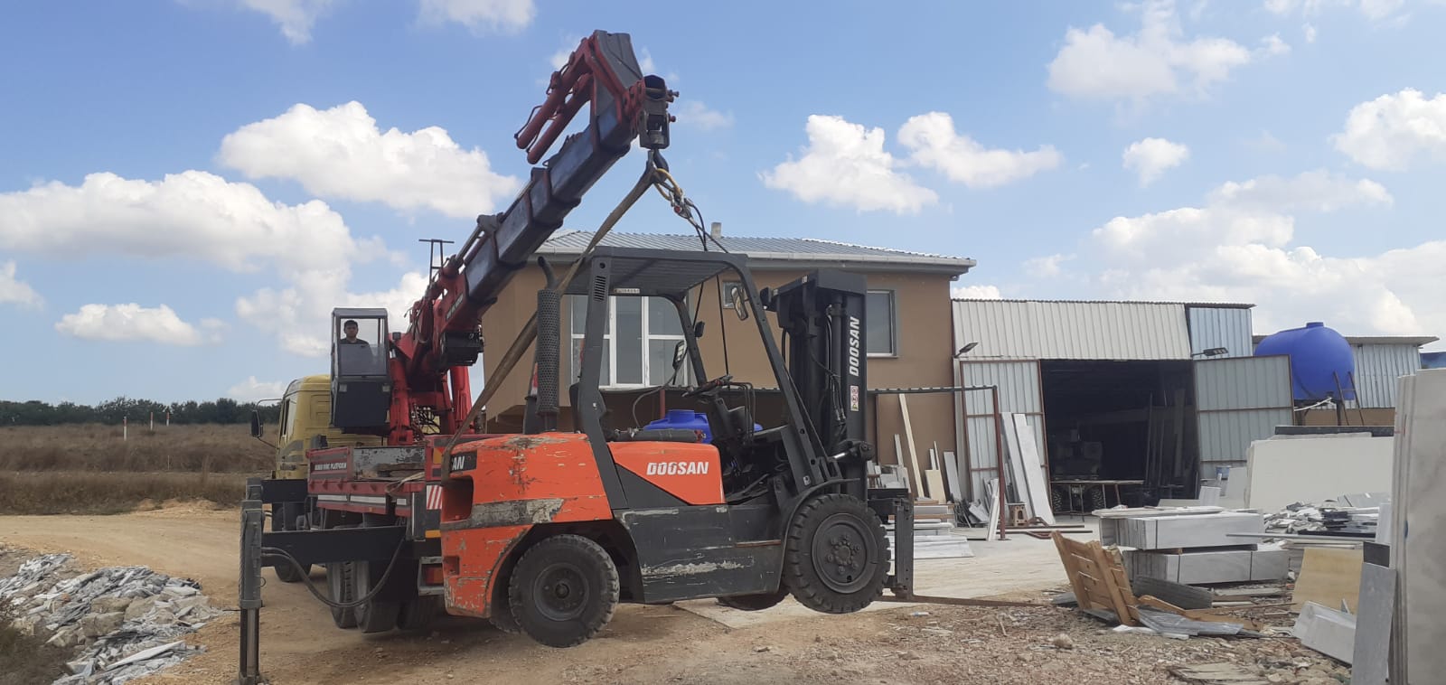 Çerkezköy fabrika taşıma ve hiyap vinç - 