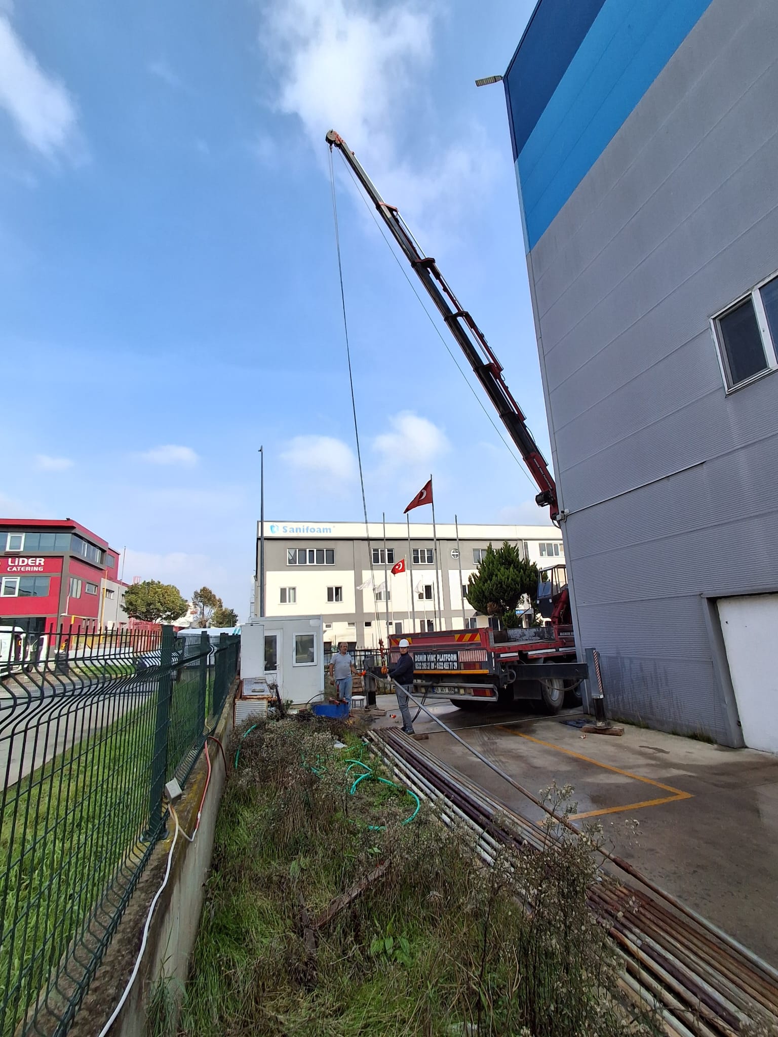 Çerkezköy fabrika taşıma ve hiyap vinç - 