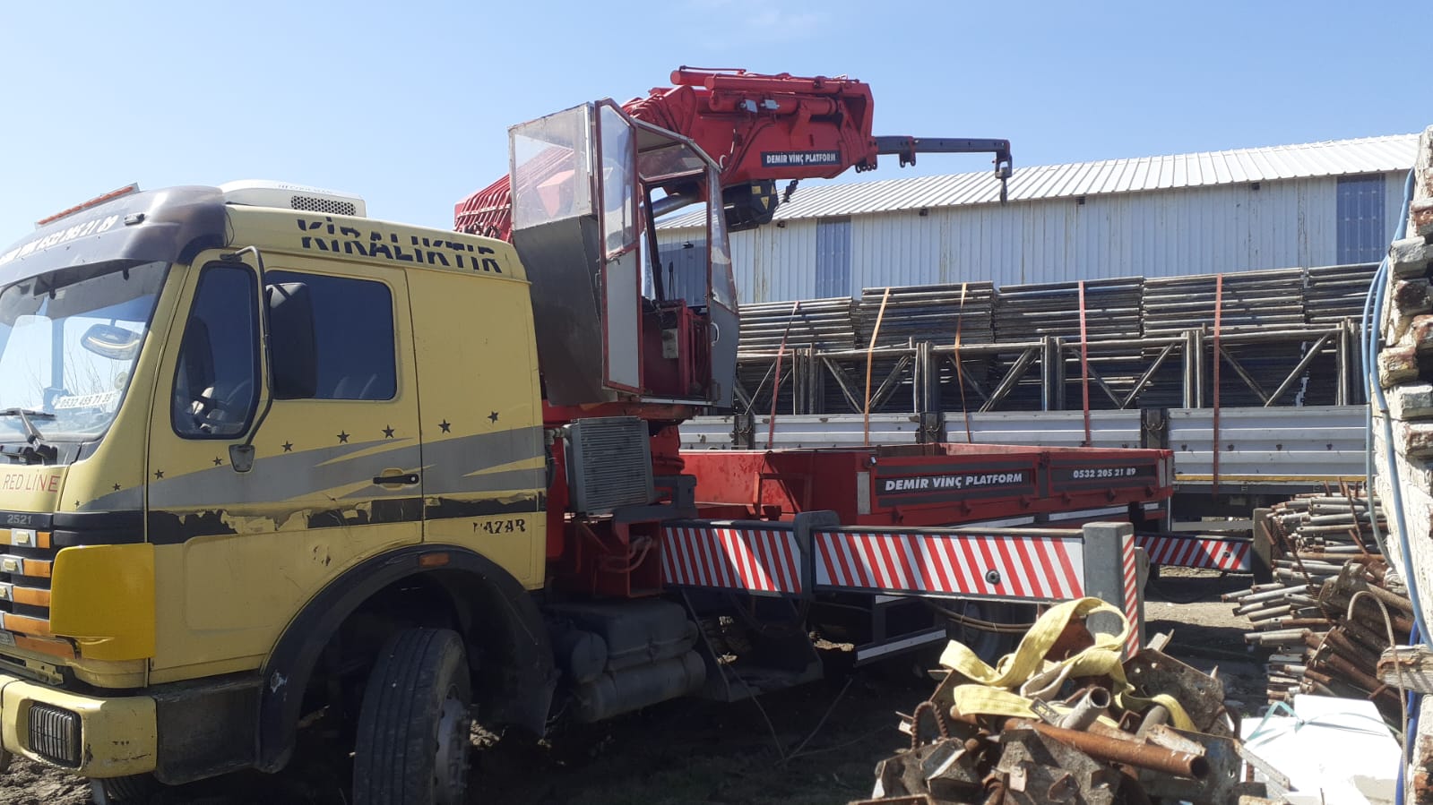 Çerkezköy fabrika taşıma ve hiyap vinç - 