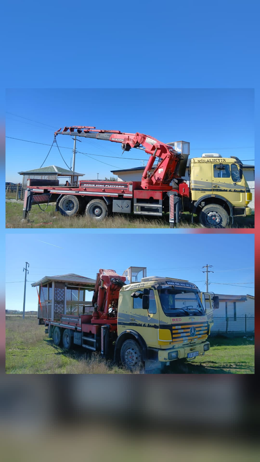 Çerkezköy fabrika taşıma ve hiyap vinç - 