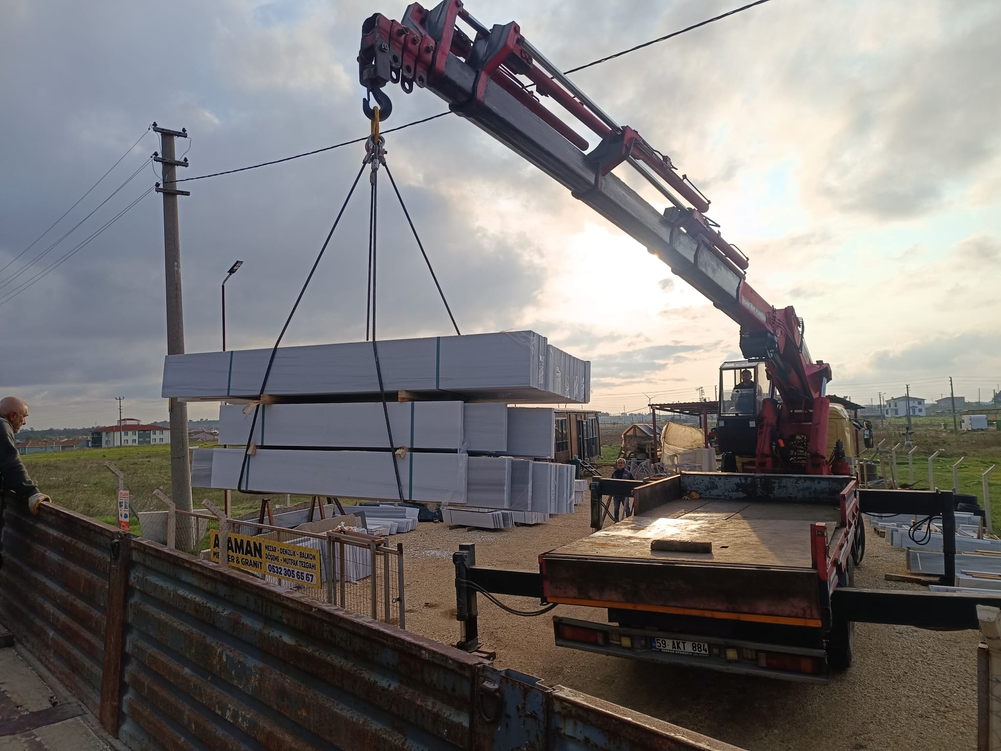Çerkezköy fabrika taşıma ve hiyap vinç - 