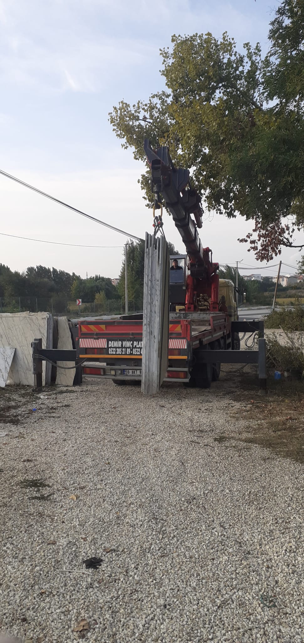 Çerkezköy fabrika taşıma ve hiyap vinç - 