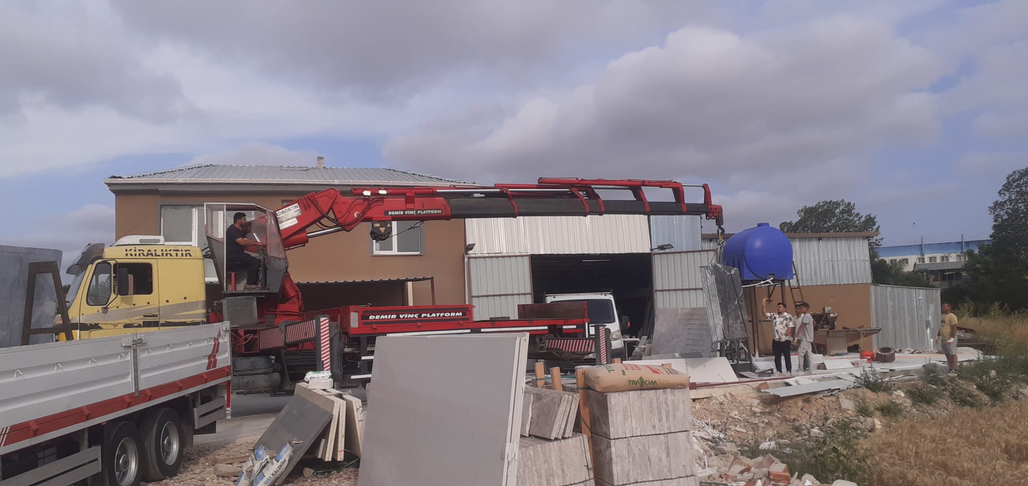 Çerkezköy fabrika taşıma ve hiyap vinç - 